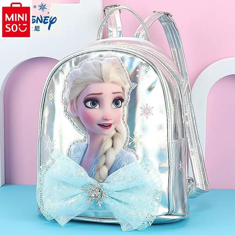 miniso-mochila-infantil-da-disney-gelo-e-neve-amor-princesa-jardim-de-infancia-fofo-e-doce