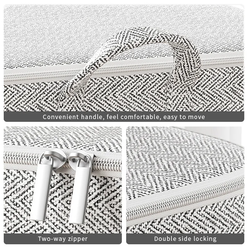 Folding Storage Bag Quilt Organizer Clothes Luggage Storage Bag Portable Dust-Proof Moving Large Capacity Wardrobe storage bag clothes organizer foldable storage bags