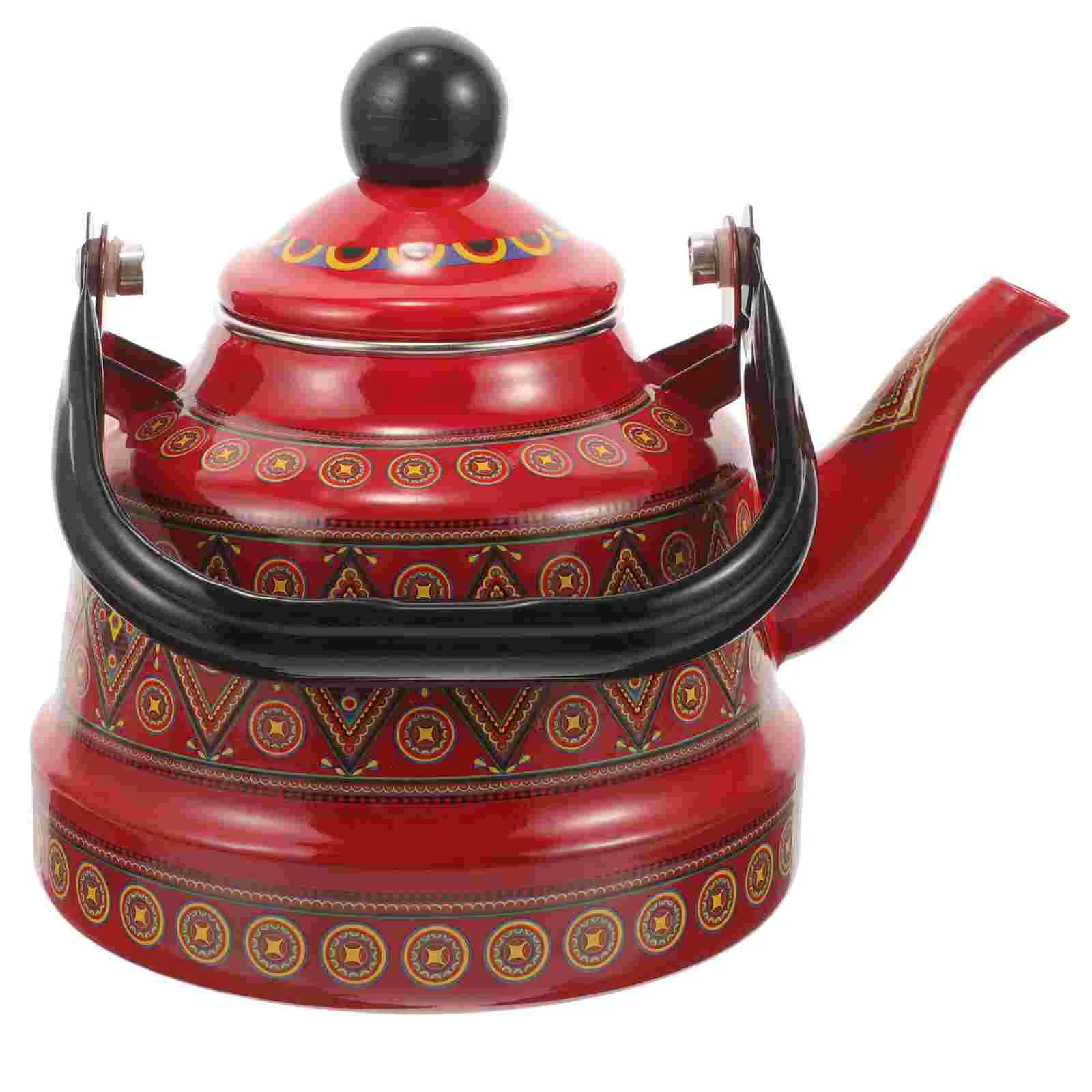 

Enamel Tea Kettle Vintage Tea Pot Loose Tea Ceramic Teapot Tea Kettle Stovetop 1 1L Porcelain Enameled Teakettle Home