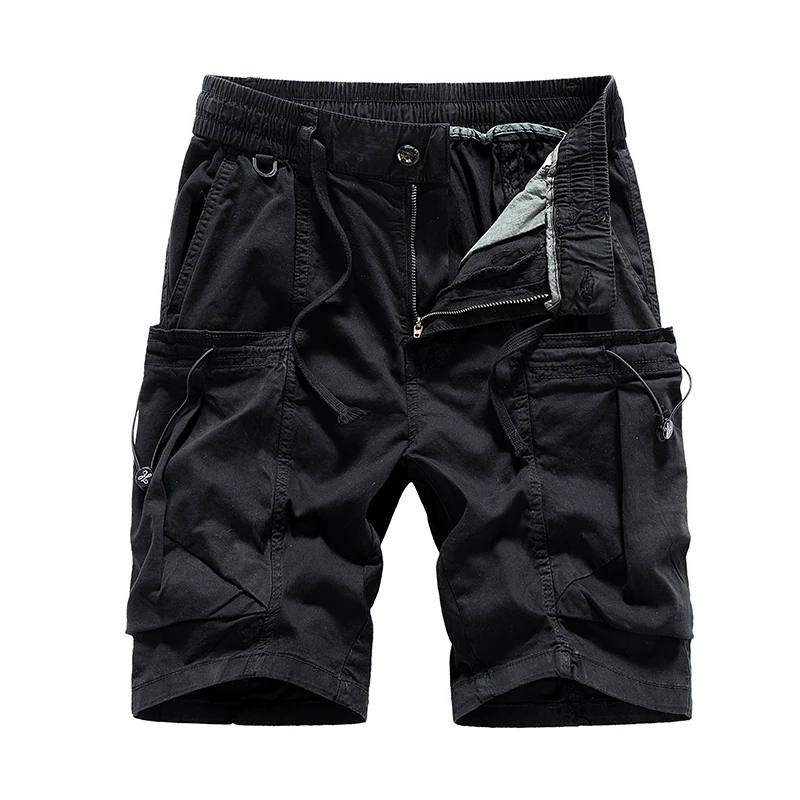 

Summer Waterproof Quick Dry Multi-pocket Shorts Men Cargo Shorts Tactical Short Pants Men's Outdoor Clothes Hunting Fishing