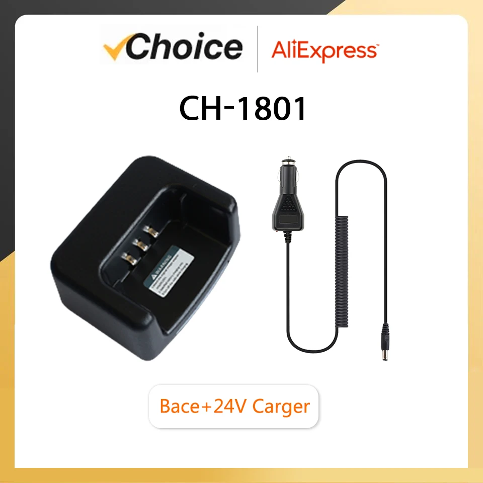 Baofeng DR-1801 Battery Charger Original DM-8 Li-ion Battery Car Charger For DM-1801UV DMR Walkie Talkie DM-860 TYT DM-760 GD-77 3