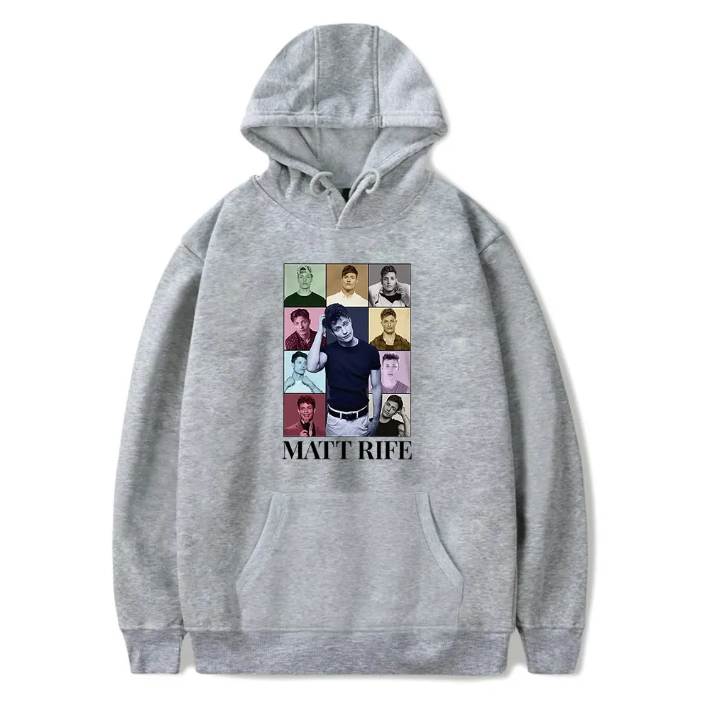 thumbnail image 1 of Sudadera con capucha de Matt Rife 2023, con estampado de mercancía de la gira Problemattic, unisex, divertida, informal, 1 of 4