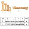Artificial Cowhide Bone Dogs' Chewing Toys Bite Resistance Molar Teeth Clean Stick Food Treats Dogs Bones For Medium Large Dogs 6