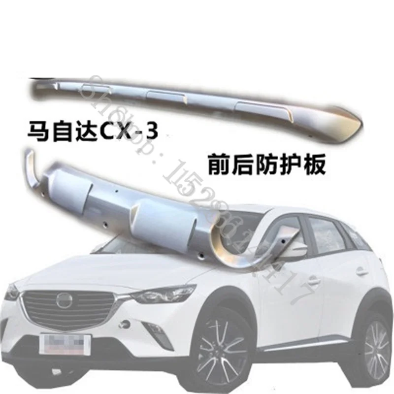 

Styling for Mazda CX-3 cx3 2017 2018~2023 car accessories Stainless steel front and rear Bumper Protector Skid Plate cover