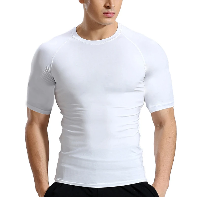 Description Picture 3 of itemMen's Slimming Shaper Posture Vest Men's Compression T-Shirt Body Building Fat Burn Chest Tummy Shirt Slim Dry Quick Under Shirt