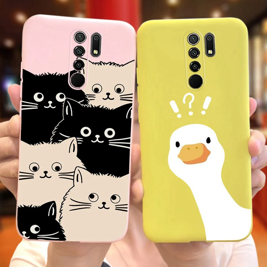 Cute Animal Cartoon Phone Case - Candy Color Soft Silicon TPU Back Cover