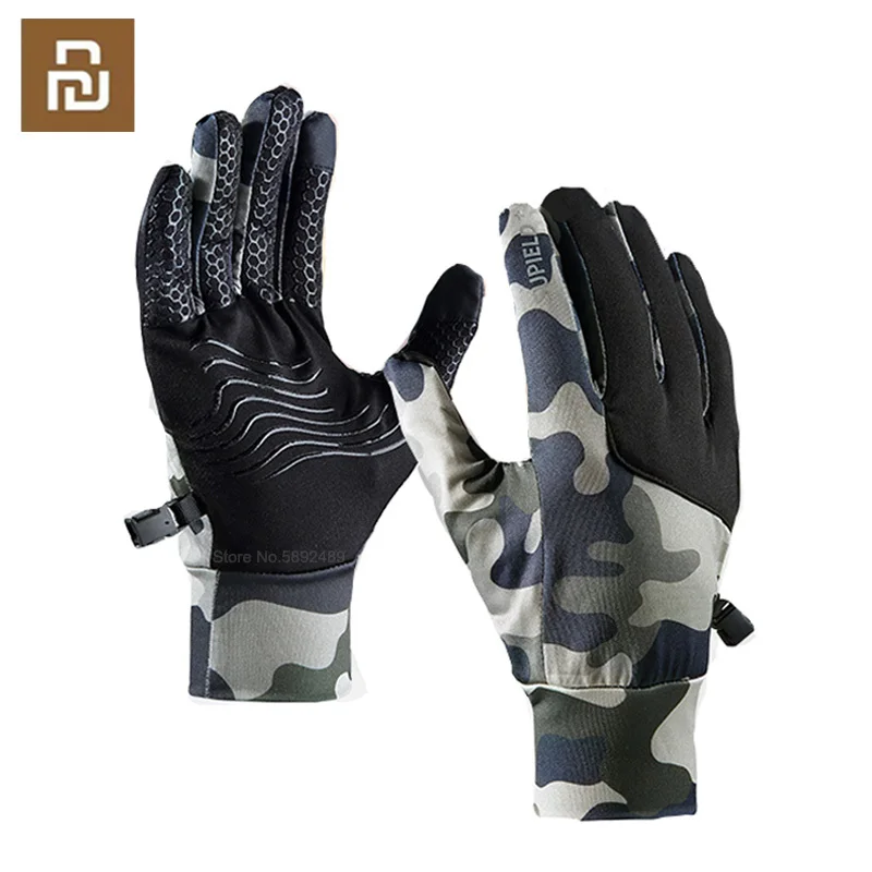 Xiaomi Supid1 Aerogel Guanti Caldi Freddi Touchscreen Uomo Outdoor Ciclismo Moto Guanti Da Sci Camouflage Per Antivento Antiscivolo