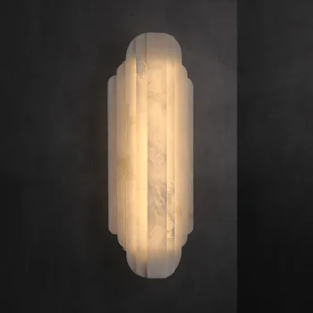 Luxury Alabaster Marble Designer Wall Lamp 1