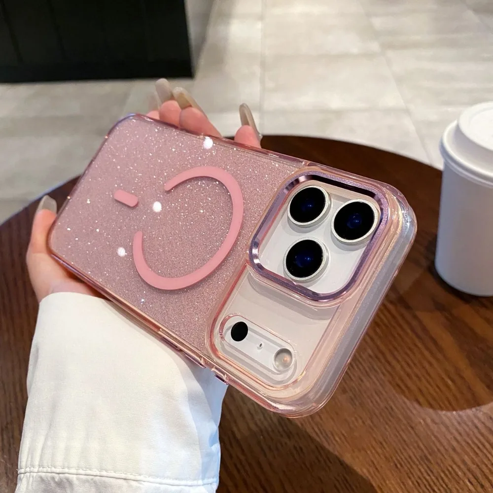 iPhone Clear Glitter Case with MagSafe Protection 1