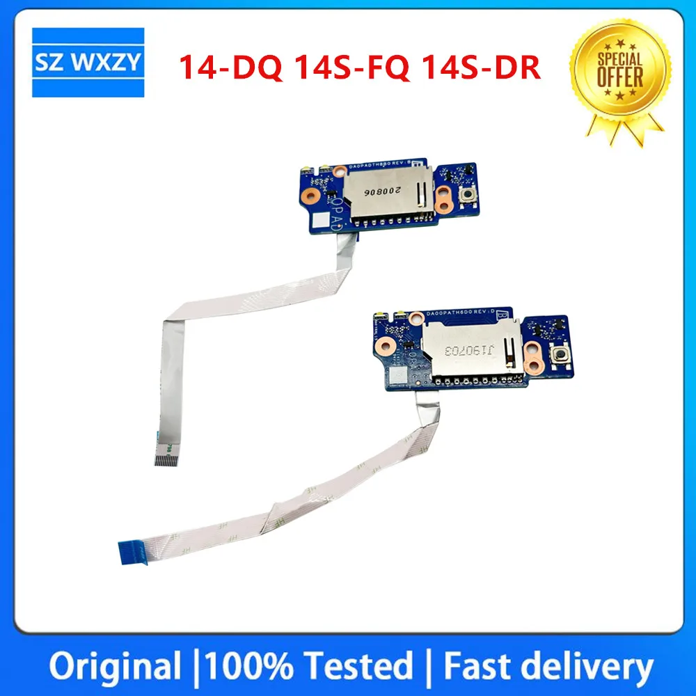 Boton de encendido HP 14-DQ 14s-DQ 14-FQ, 14s-DR, card reader, power Boton de encendido HP 14-DQ 14s-DQ 14-FQ, 14s-DR, card reader, power