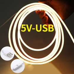 USB Led Strip Light DC5V Neon Light with ON OFF Switch Flexible Neon Sign 2835 120Leds Waterproof Neon Rope Backlight Decoration