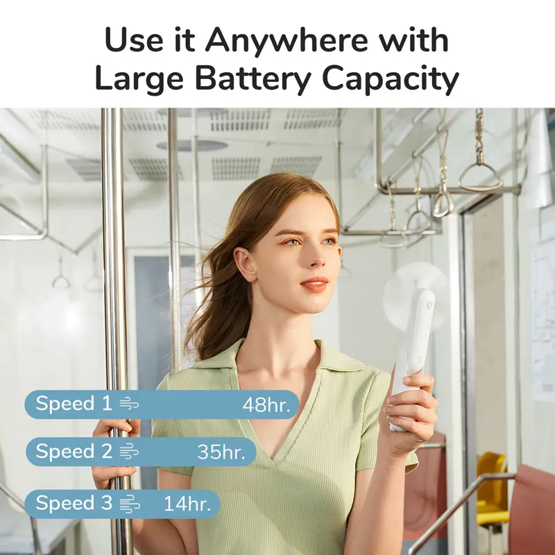 JISULIFE-̴ ޴  ȯǳ, 4800mAh,    ǳ, USB 