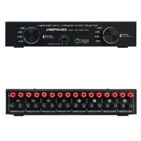 LINEPAUDIO 4 IN 4 OUT Power Amplifier Speaker Selector Switcher Speaker Switch 1