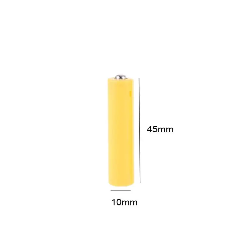 5Pc LR06 AA LR03 AAA Size Fake Battery Setup for Shell Placeholder Cylinder Conductor Cells for Lithium Batt