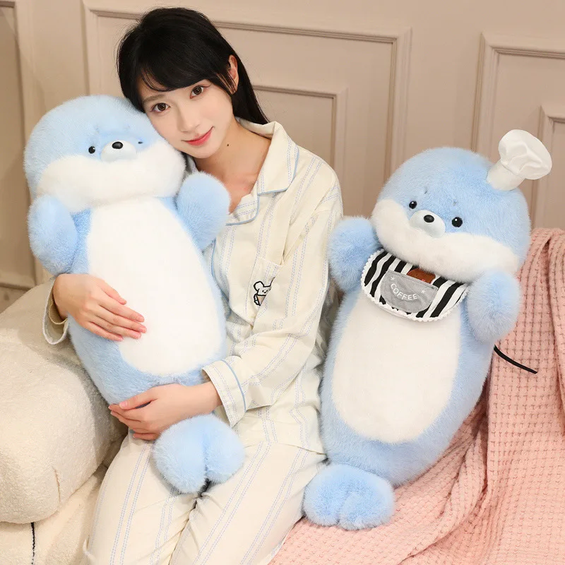 Kawaii Therapy Cotton Candy Blue Seal Plush (65cm)