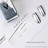 Metal Mirror Glue Silver Gel Nail Polish Art Color Drawing Line Flower Manicure Accessories Nail Art DIY Shop Nail Charms 3