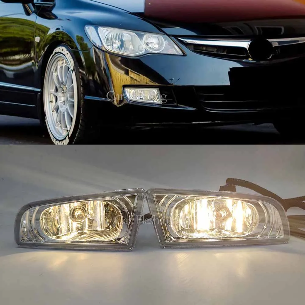 For Honda Civic Fog Lights For Honda Civic Fd1 Fd2 20062011 Headlights
