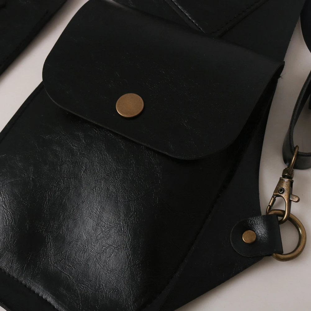 Leather Underarm Holster Bag for Men Outdoor Sports