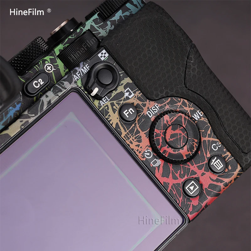 알파 7 카메라용 Hinefilm 스킨 스티커 프리미엄 데칼 스킨, A7 A7S A7R 카메라 스킨 보호대 랩 커버 필름