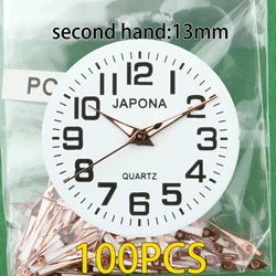 Elegant Silvery Rose Gold Watch Hands - 13mm (Rose)