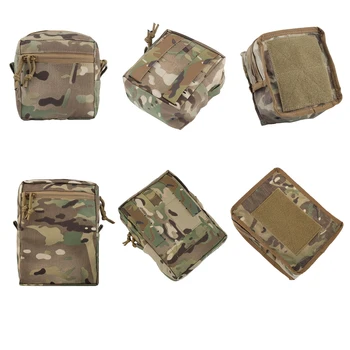 Poseidon Defense VEGP Pouch Borsa Utilitaria Piccola/Alta con Fodera a Strappo su Entrambi i Lati per Caricatori, Attrezzi, Kit IFAK