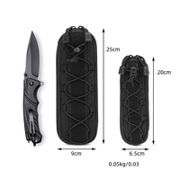 Outdoor Pack Knife Sleeve Molle Pocket Cover Belt Backpack Tool Bag Mini Kit Survival 1