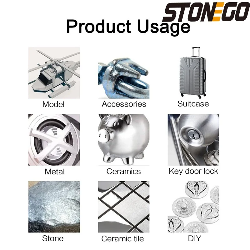 방수 금속 펜 거울 크롬 마커 반사 페인트 펜 DIY 공예 학생 용품