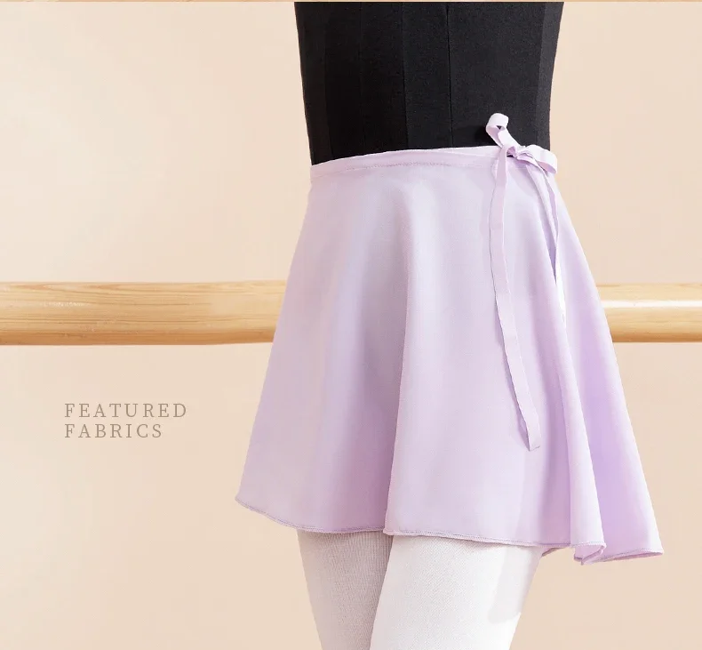 Neue Mädchen Ballett Röcke Spitze-up Chiffon Röcke Tanz Röcke Kinder Einteilige Röcke Chilldren Ballett Praxis Tanzen Röcke – Detail 2