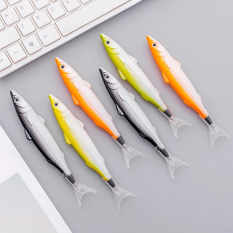 Ocean Fish-Bolígrafo creativo de 0,5mm, papelería divertida, suministros escolares, papelería Kawaii, Multifuncional