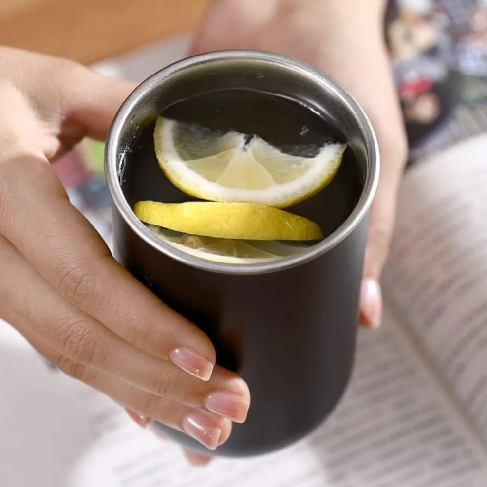 Sleek Stainless Steel Insulated Beverage Mug