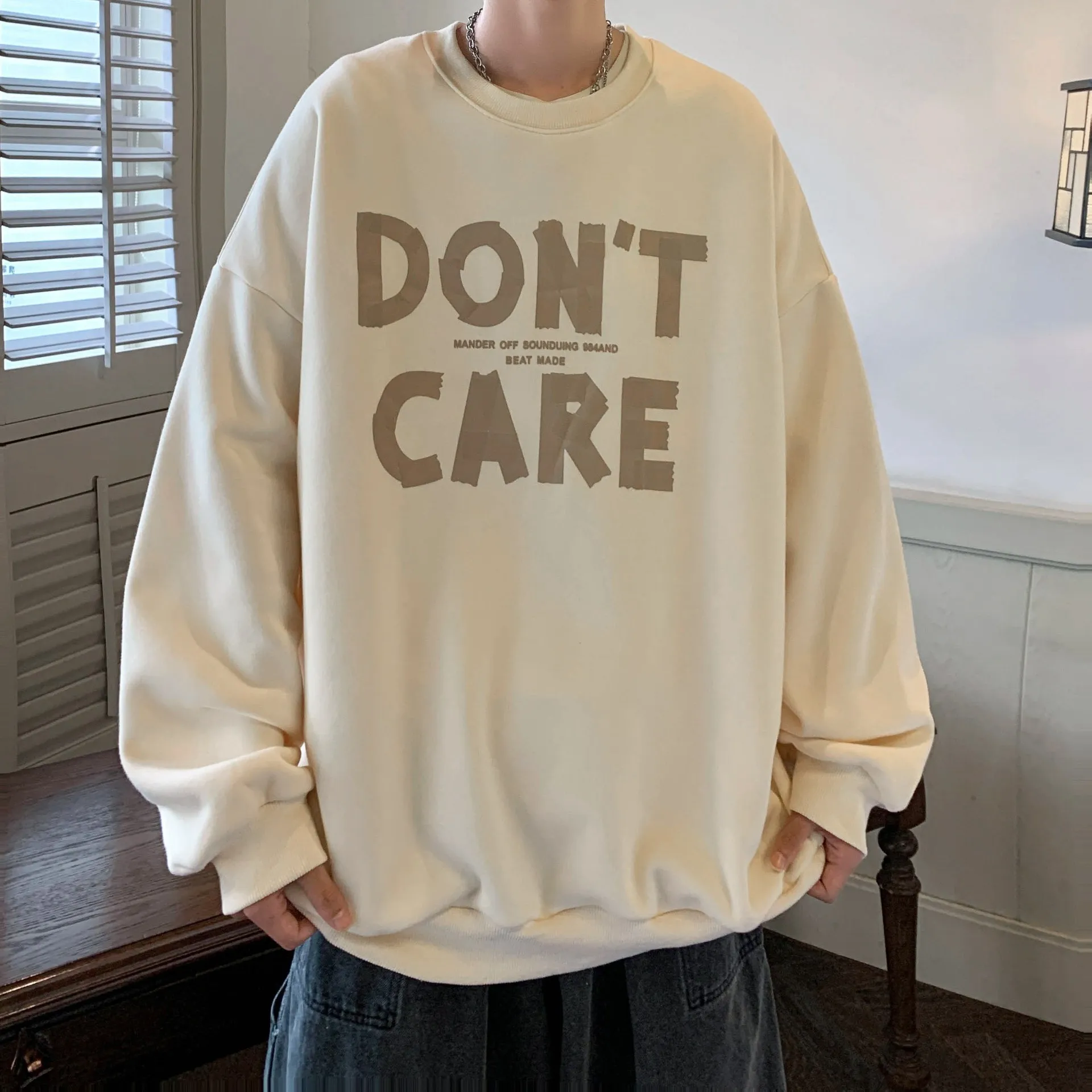 2023 New Fashion Round Neck Sweater Men's Spring Autumn Winter Long Sleeve Pullover T-shirt Casual Long Sleeve Hoodie Sweatshirt