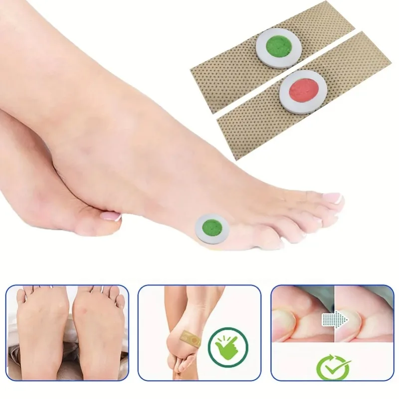 24Pcs 풋 케어 콘 패드 하드 스킨 캘러스 제거를 위한 연화 플라스터 발뒤꿈치 발가락 일상 사용을 위한 접착 스티커