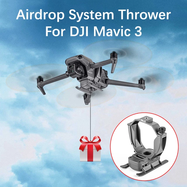 Airdrop System with Landing Gear Fishing Bait Wedding Ring Gift Deliver  Life Rescue Thrower For DJI MINI 3 Pro Drone - AliExpress