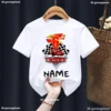 Cute Boys Tshirt, Car, Birthday Number 1-9 Years Boys T-Shirt Give Children'S Birthday Gifts Tshirt Personalized Name 2