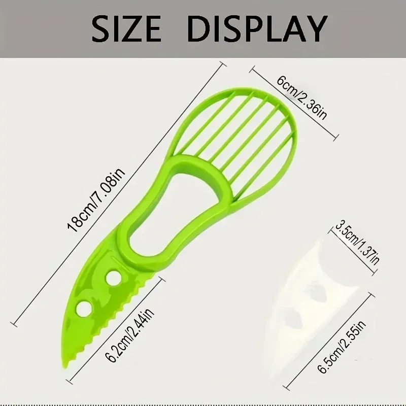 New Multifunctional 3 in 1 Avocado Slicer, Outdoor Home Kitchen Camping Accessories Tools