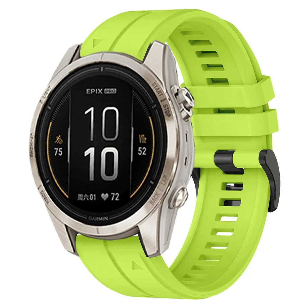Durable Outdoor Silicone Band - Quickfit 26mm/22mm/20mm Strap