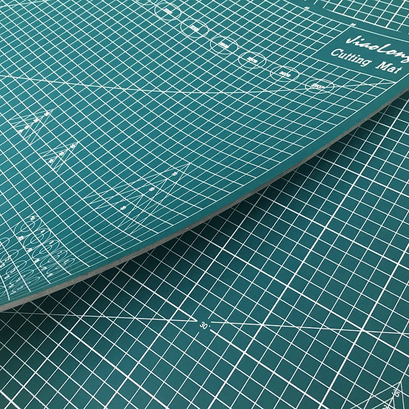 새로운 커팅 매트 A1 PVC 직사각형 자가복원 두꺼운 데스크탑 보호 매트 A1 공예용 짙은 녹색 90cm * 60cm * 0.3cm