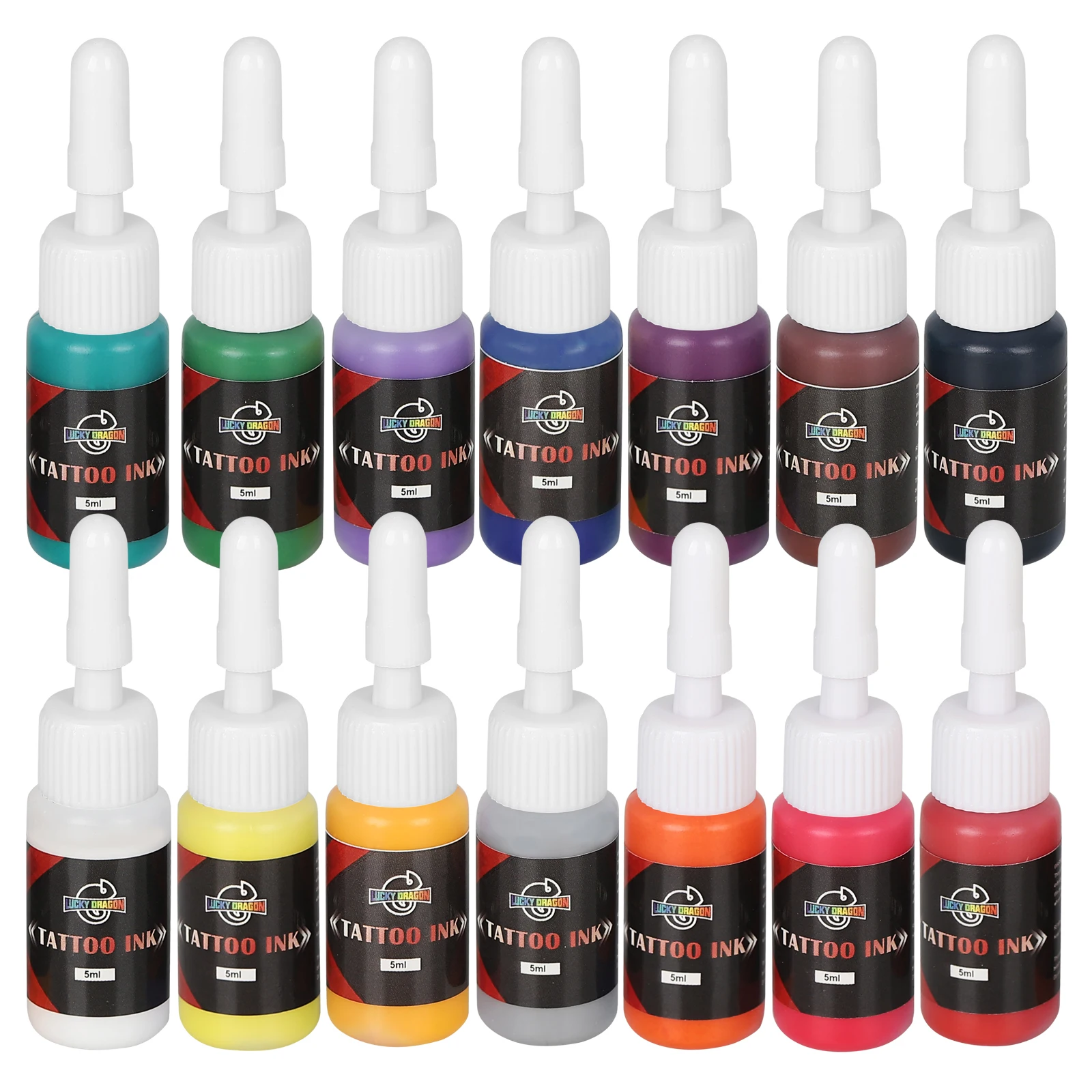 Tattoo Ink Kit 14 Colors Professional Tattoo Ink Kit Tattoo Consumables Body Art Supplies