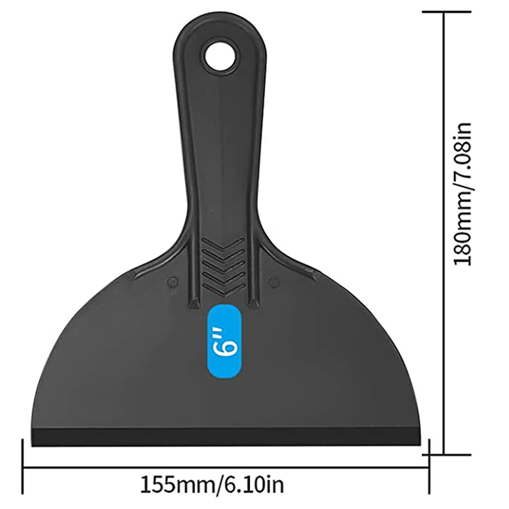 1/6pc 1.5-8inch Paint Scrapers Multi-Purpose Plastic Putty Cutter Set Putty Filler Spatula Scraper For Scraping Wallpaper Repair