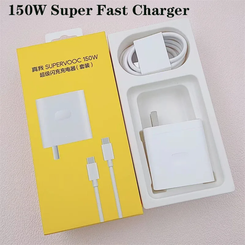 Original For Realme Super VOOC/Dart Charger 150W Fast