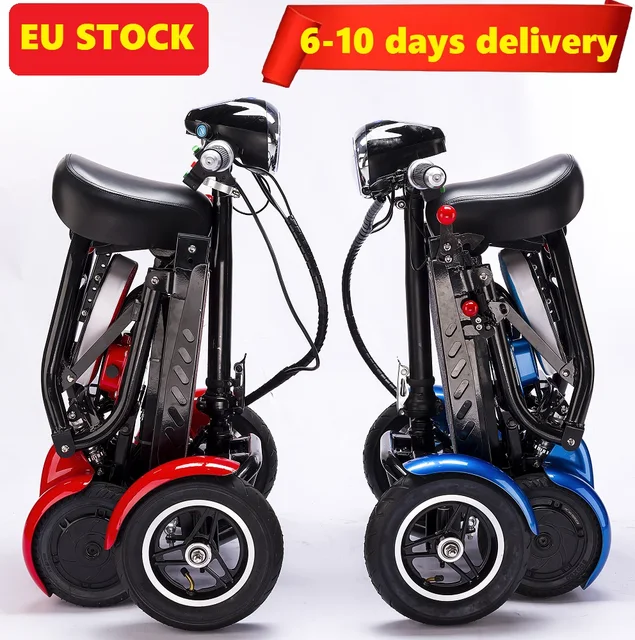 Trottinette Électrique Pliable à 4 Roues pour Adultes, Stock en Entrepôt UE, Moteur pour Touristes 1