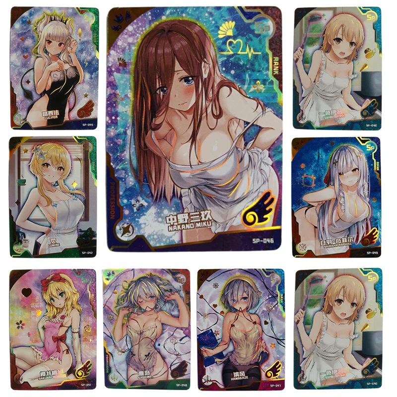 

Animated Goddess Story Girl Party Rem Prinz Eugen Miku Momoka Tamamo Cat Series Full Sp Game Collector's Card Flashcard