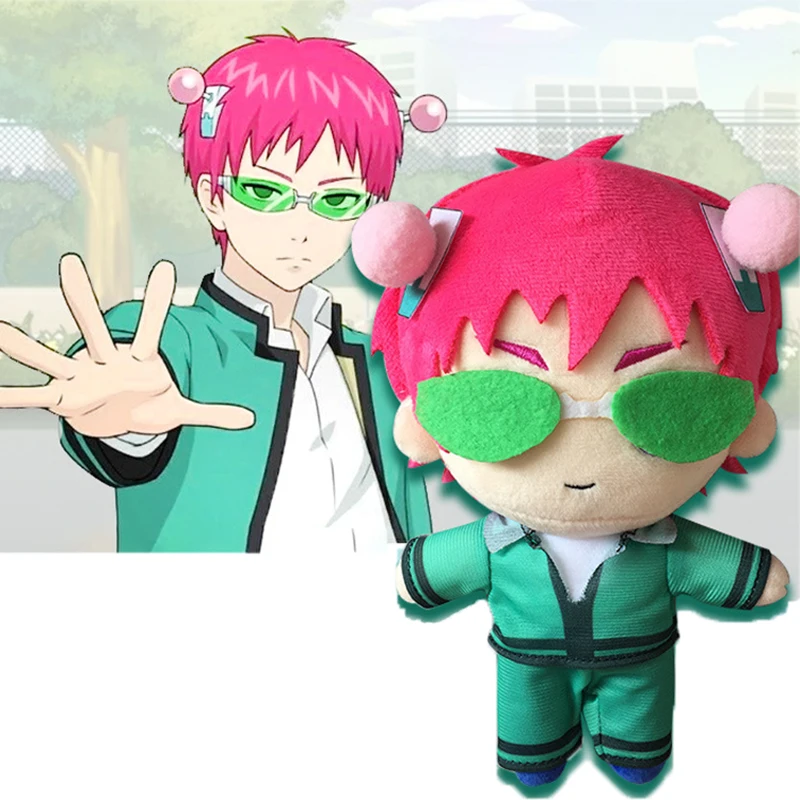 The Disastrous Life of Saiki Kusuo Plush Toys Anime Stuffed Dolls Saiki Kusuo Plushie Figures Kids Birthday Christmas Gifts 18cm uglydoll plush toy cartoon anime ox moxy babo soft stuffed dolls uglydog plushies ornament kids birthday christmas gifts