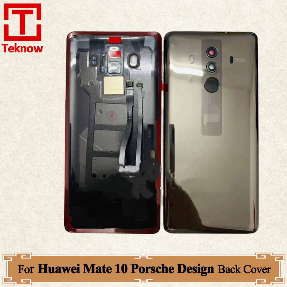 Originale Per Huawei Mate 10 Porsche Design Cover Posteriore Posteriore Alloggiamento Posteriore Porta Mate 10 Rs Coperchio Batteria Alloggiamento Par