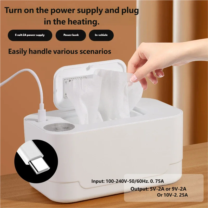 Baby Wipe Warmer Heater with LED Display