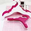White&Red Color Space Saving Storage Solid Plastic Dog Accessories Clothing Rack Pet Product Dog Clothes Hanger 2