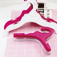White&Red Color Space Saving Storage Solid Plastic Dog Accessories Clothing Rack Pet Product Dog Clothes Hanger 2