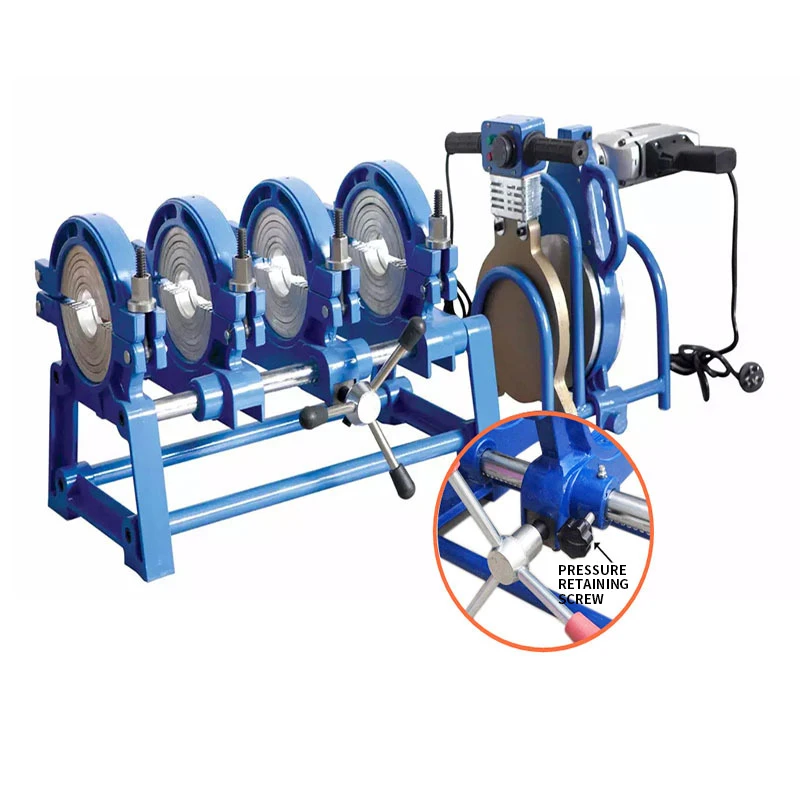 220V Hand Push Type Butt Welding Machine Fusion Welding Machine Pipe Hot Melt Machine Precision PE Butt Fusion Welder 2