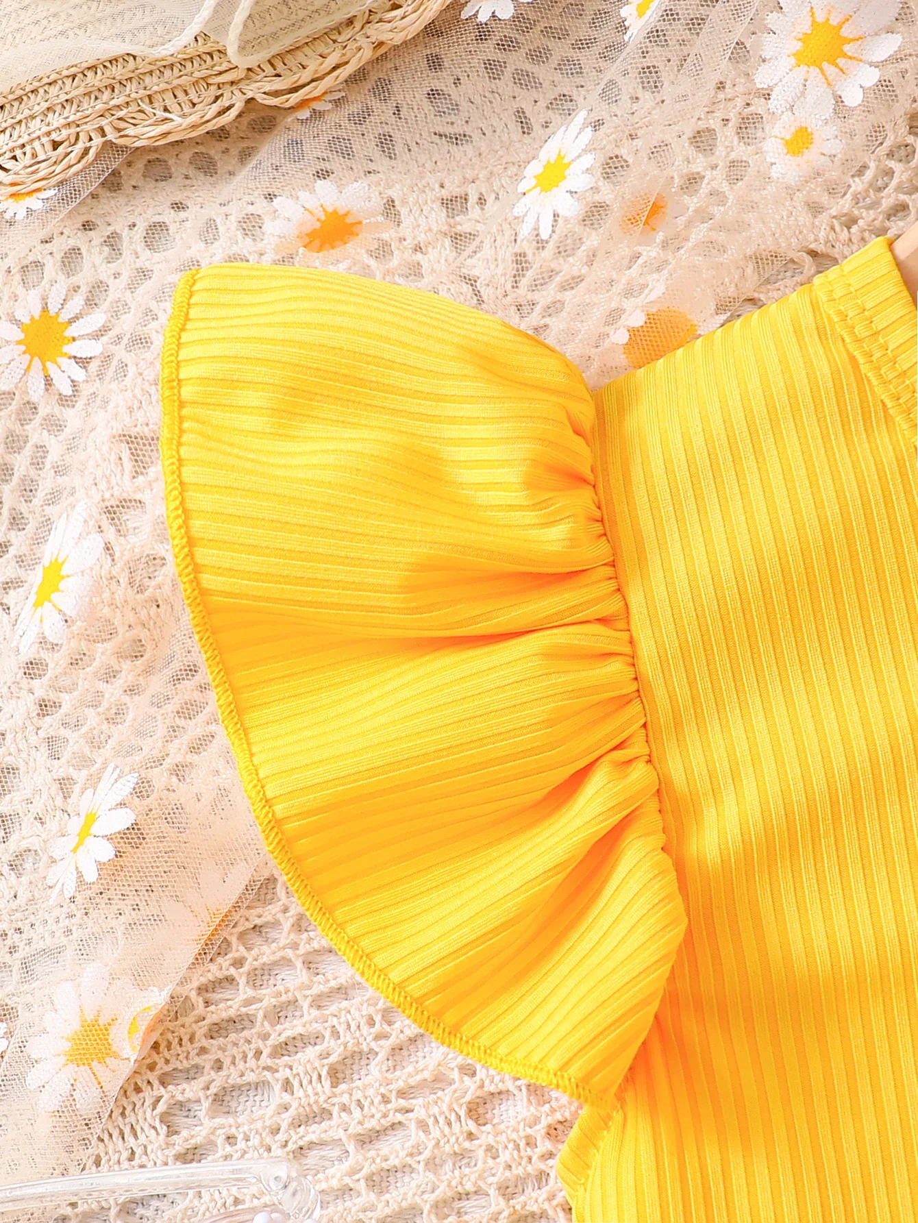 Sunflower Flutter Sleeve Dress 4