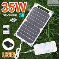 35W 5V Sunpower Portable Solar Panel Solar Plate with USB Safe Stabilize Charger For Power Bank Phone Outdoor Camping Home RV 1